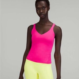 Lululemon Align Waist-Length Tank in Sonic Pink